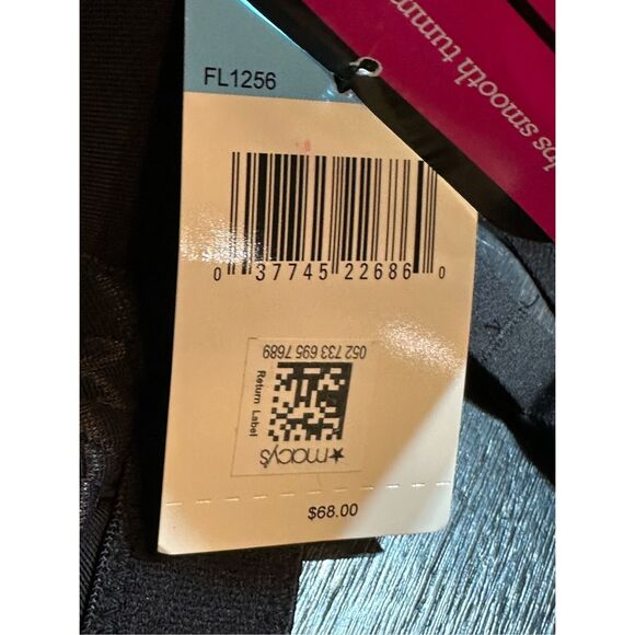 Maidenform NWT size 40C black body shaper Shapewear built-in bra cool comfort - Picture 3 of 3